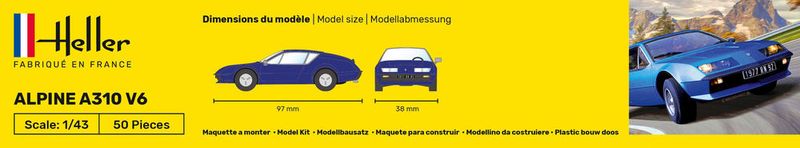 ALPINE A310. SKALA 1/43