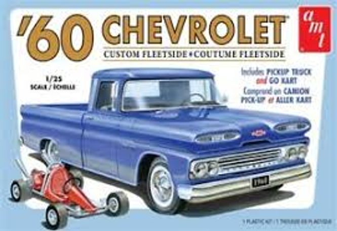 Huvudbild 1/25 1960 Chevy Custom Fleetside Pickup w. Go ...