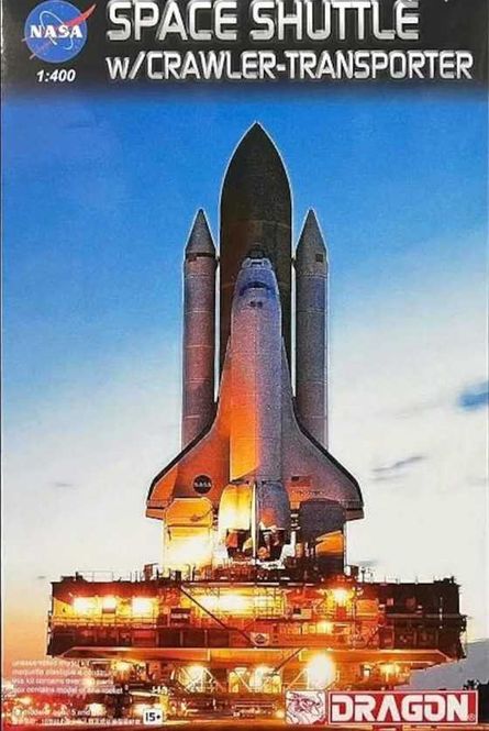 Huvudbild SPACE SHUTTLE W. CRAWLER TRANSPORTER. SKALA 1/400
