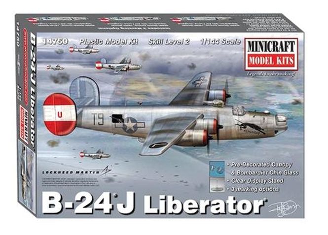 Huvudbild B-24J LIBERATOR. SKALA 1/144