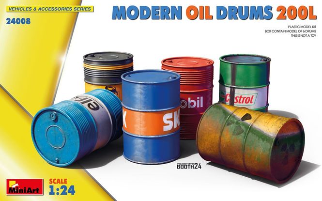Huvudbild moderne olie tønder 200 liter 1/24 