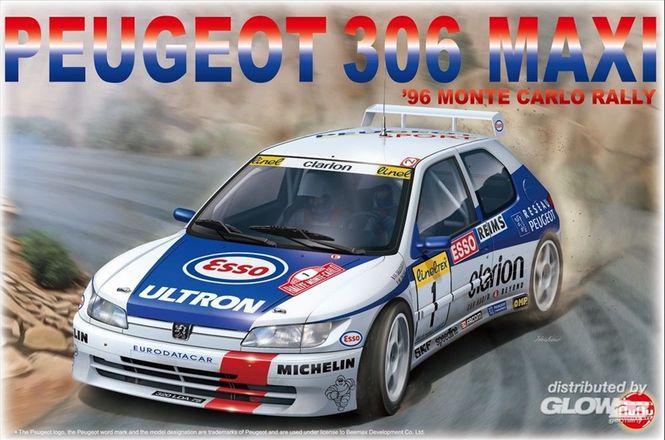 Huvudbild PEUGEOT 306 MAXI 96 MONTE CARLO RALLY. SKALA 1/24