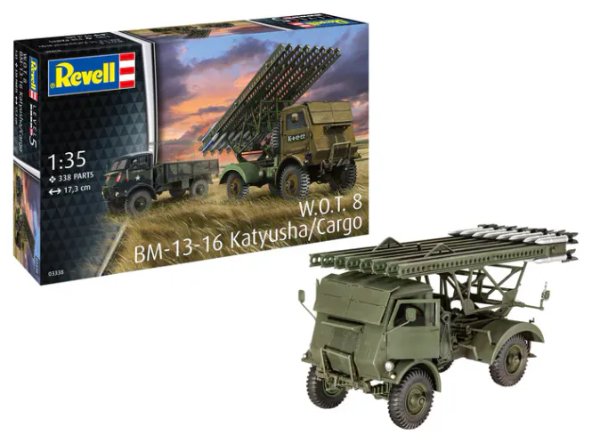 Huvudbild REVELL W.O.T. 8 BM-13-16 Katyusha/Cargo 1:35