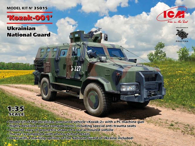 Huvudbild Kozak-001 Ukrainian National Guard SKALA 1/35