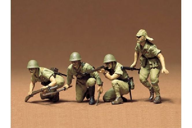 Huvudbild JAPANESE ARMY INFANTRY , 4 FIGURER. SKALA 1/35