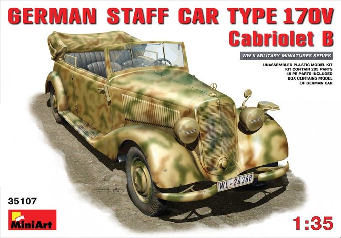 Huvudbild Tysk chefbil MB170V, cabriolet 1/35