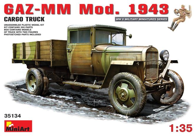 Huvudbild GAZ-MM Mod.1943 CARGO TRUCK 1/35