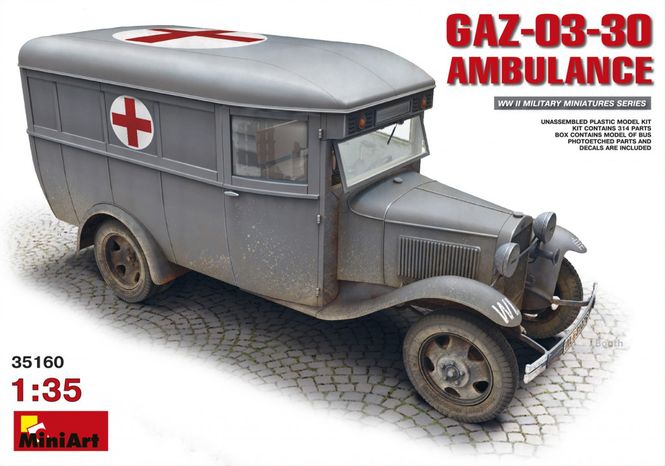 Huvudbild GAZ-03-30 Ambulance 1/35