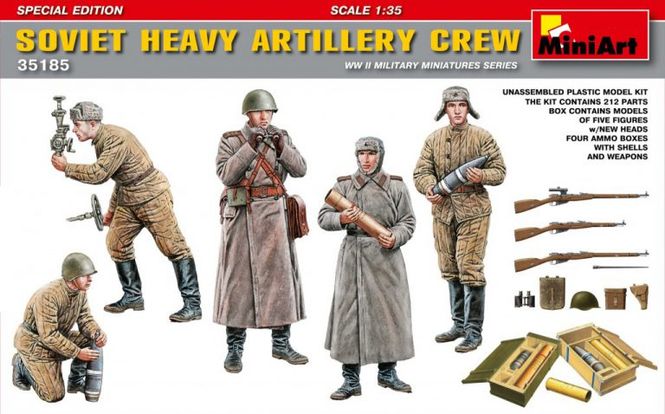 Huvudbild SOVIET HEAVY ARTILLERY CREW 1/35 
