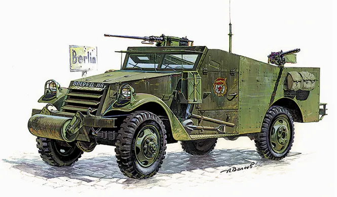 Huvudbild M3 ARMORED SCOUT CAR SKALA 1:35
