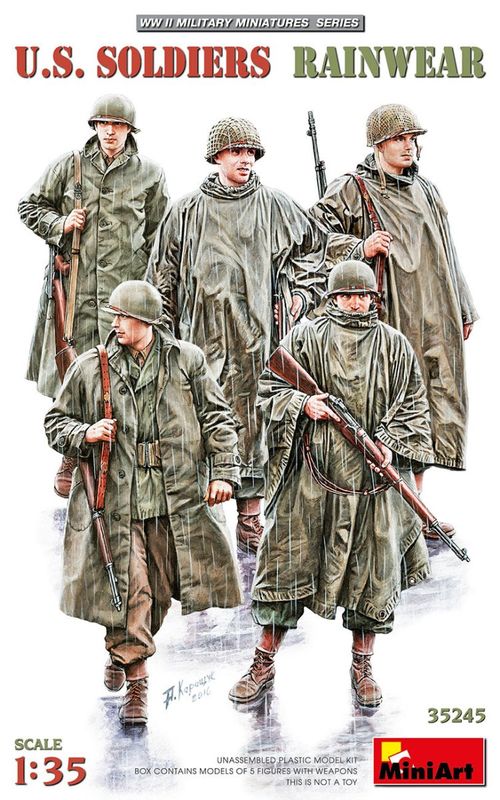 1/35 U.S. SOLDIERS RAINWEAR