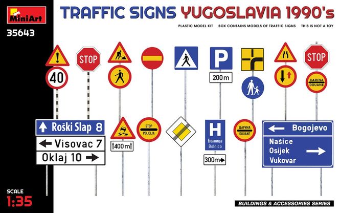 Huvudbild  Trafikskite Jugoslavien 1990 1/35