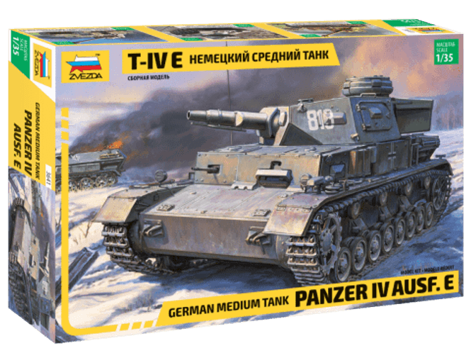 Huvudbild GERMAN MEDIUM TANK PANZER IV AUSF. E. SKALA 1/35