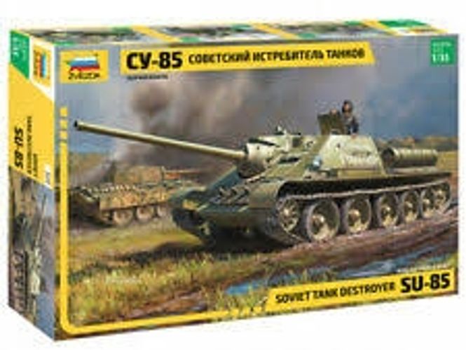 Huvudbild SU-85 SOVIET SELF PROPELLED GUN. SKALA 1/35