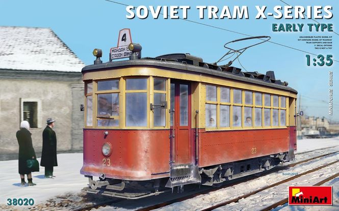 Huvudbild Sovjettisk sporvogn X-serie 1/35