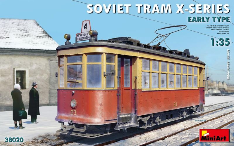 Sovjettisk sporvogn X-serie 1/35