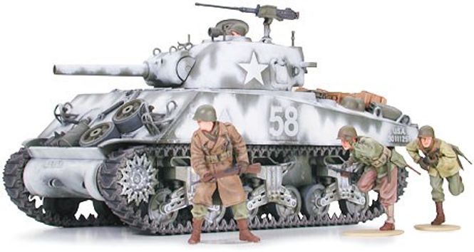 Huvudbild US TANK M4A3 SHERMAN 105mm. HOWITZER MED 4 ...