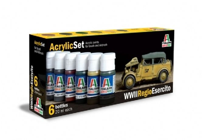Huvudbild ACRYLIC SET (6 st.) WWII REGIO ESERCITO