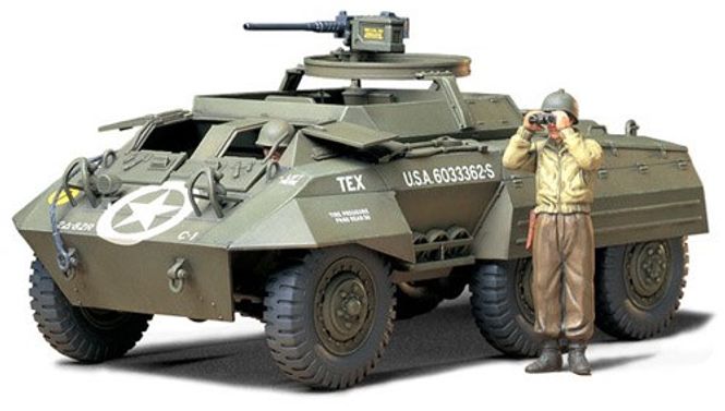 Huvudbild US M20 ARMOURED UTILITY CAR MED 2 FIGURER. SKALA ...