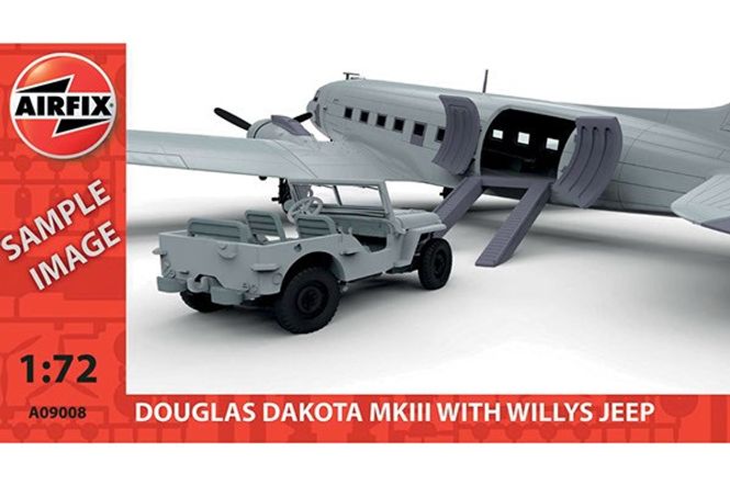 Huvudbild DOUGLAS DAKOTA Mk.III + JEEP. 216 DELAR. 273X400 ...