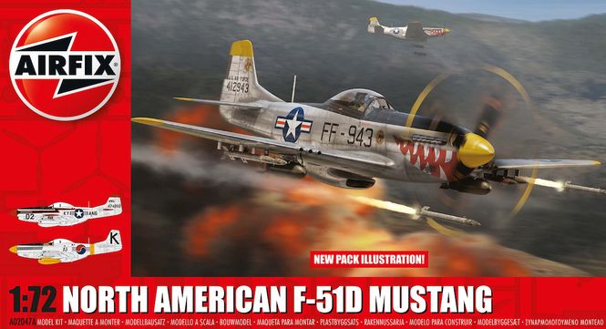 Huvudbild Airfix North American F-51D Mustang 1/72