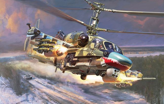 Huvudbild 1/48 Ka - 52 Russian Attack Helicopter
