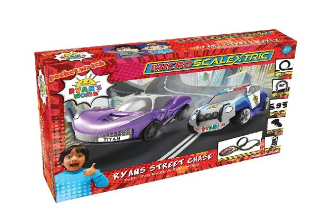 Huvudbild MICRO SCALEXTRIC RYANS WORLD STREET CHASE. OBS. ...