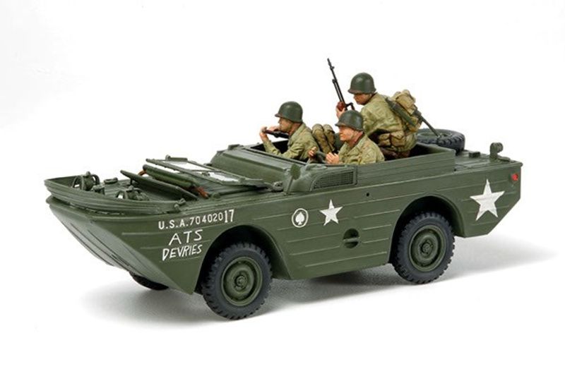 US FORD GPA 1/4 TON 4x4 TRUCK MED 3 FIGURER. SKALA 1/35