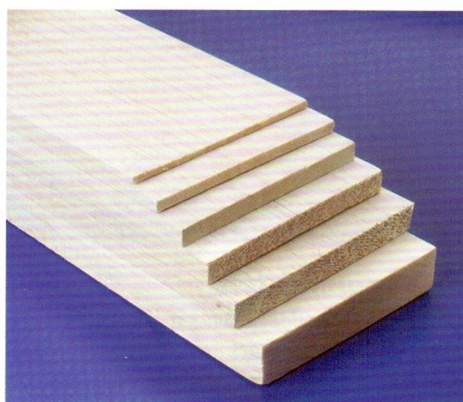 Huvudbild BALSAFLAK 30 x 100 x 1000mm. STYCKPRIS.