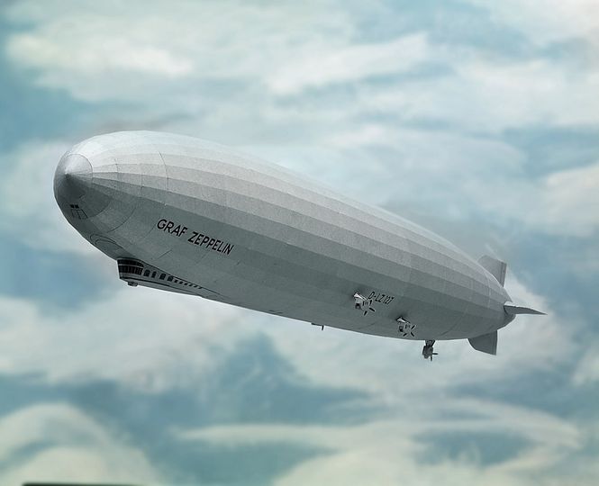 Huvudbild GRAF ZEPPELIN D-LZ 127. SKALA 1/200