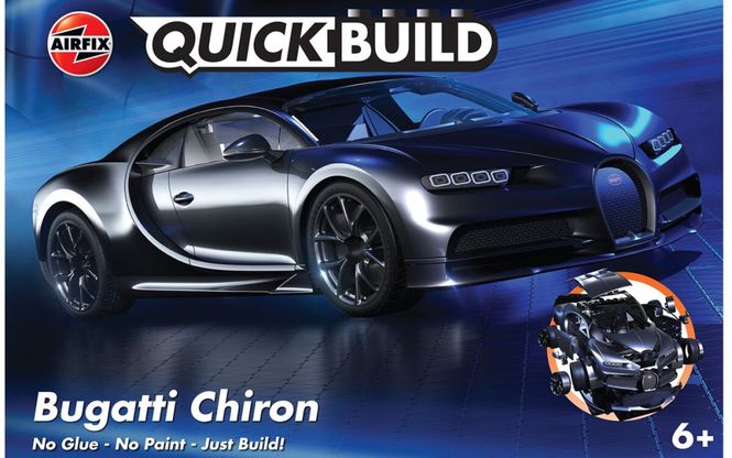Huvudbild Airfix Quickbuild Bugatti Chiron, black