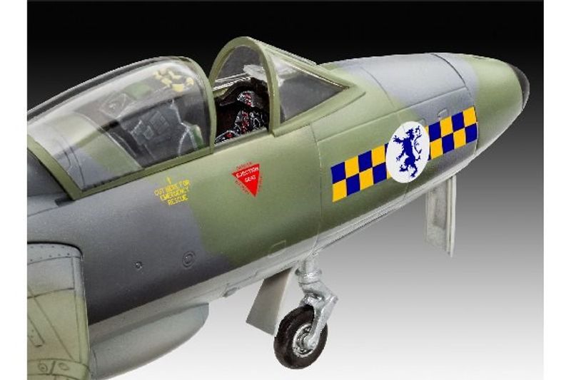 1959 HAWKER HUNTER FGA 9. 102 DELAR, 196x144mm. NIVÅ 4 AV 5. SKA