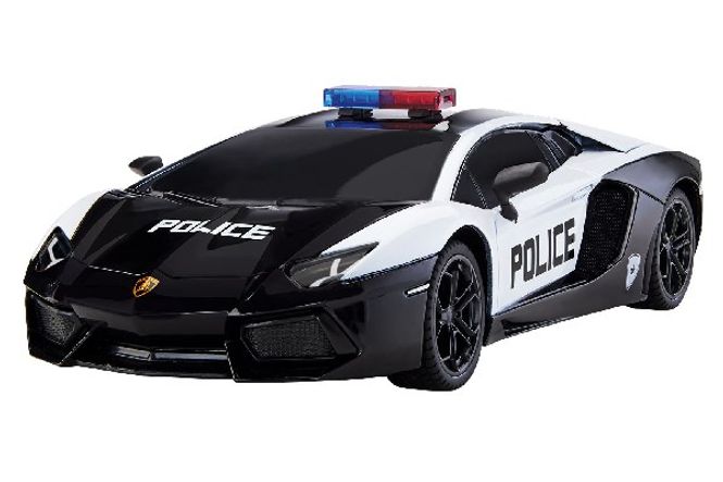 Bild på RC LAMBORGHINI AVENTADOR COUPÉ POLICE. SKALA 1/24