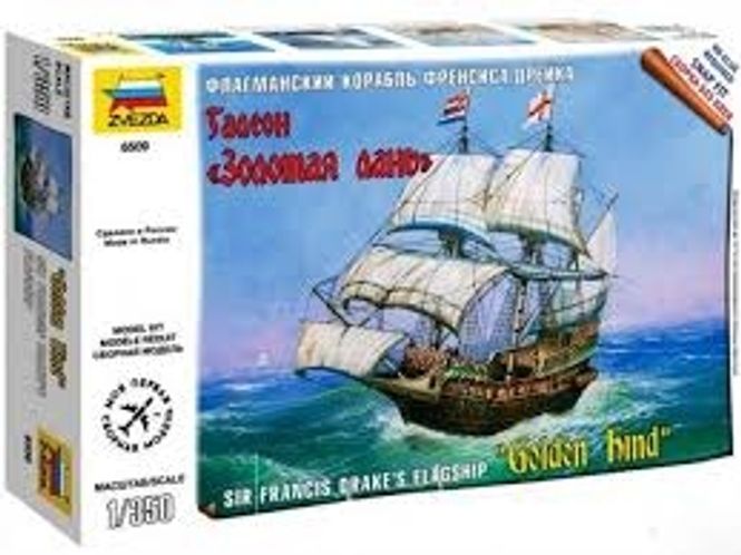 Huvudbild GOLDEN HIND. SKALA 1/350