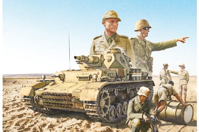 Huvudbild 1:35 PZ. IV F1/F2/G WITH AFRIKA KORPS