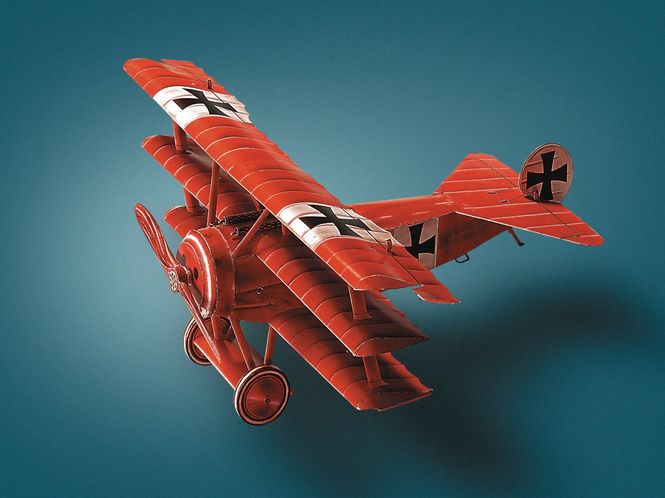 Huvudbild FOKKER DR I. SKALA 1/20