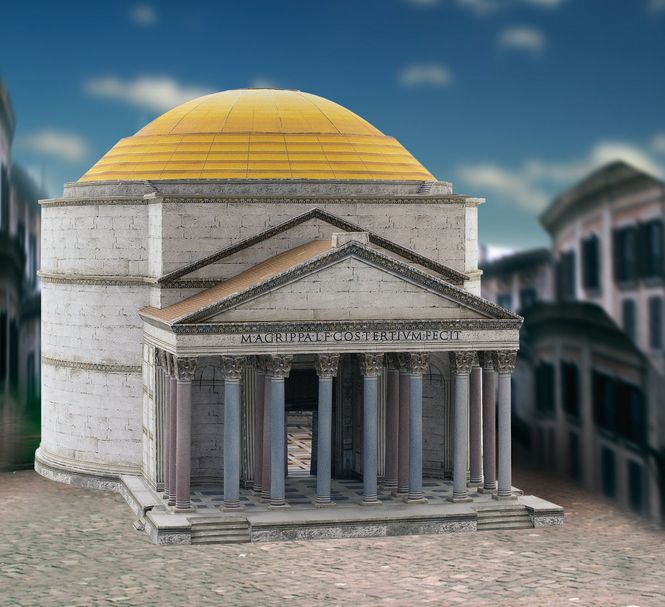 Huvudbild PANTHEON ROM. SKALA 1/300