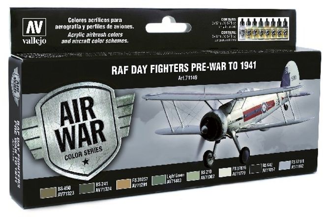 Huvudbild RAF DAY FIGHTER PRE-WAR-1941. 8 X 17 ML.MODEL ...