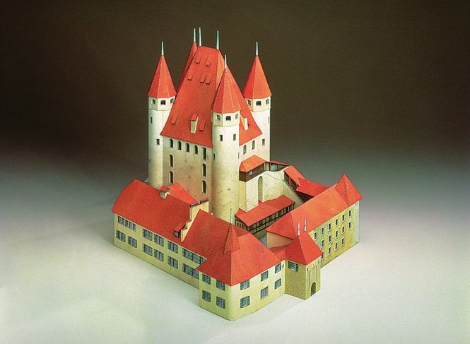 Huvudbild BURG THUN. SKALA 1/160 N.