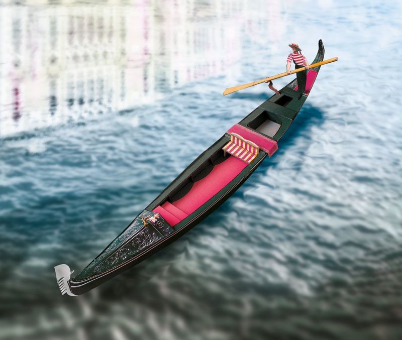 VENEZIANISCHE GONDOL. SKAL 1/33