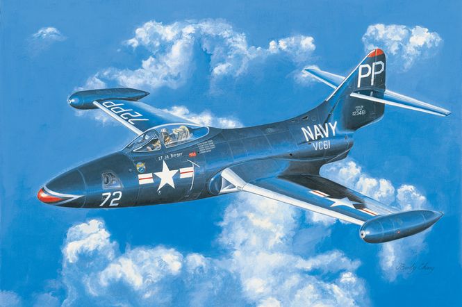 Huvudbild F9F-2P Panther SKALA 1/72