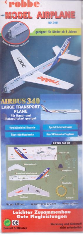 SEGELFLYGPLAN AIRBUS 340