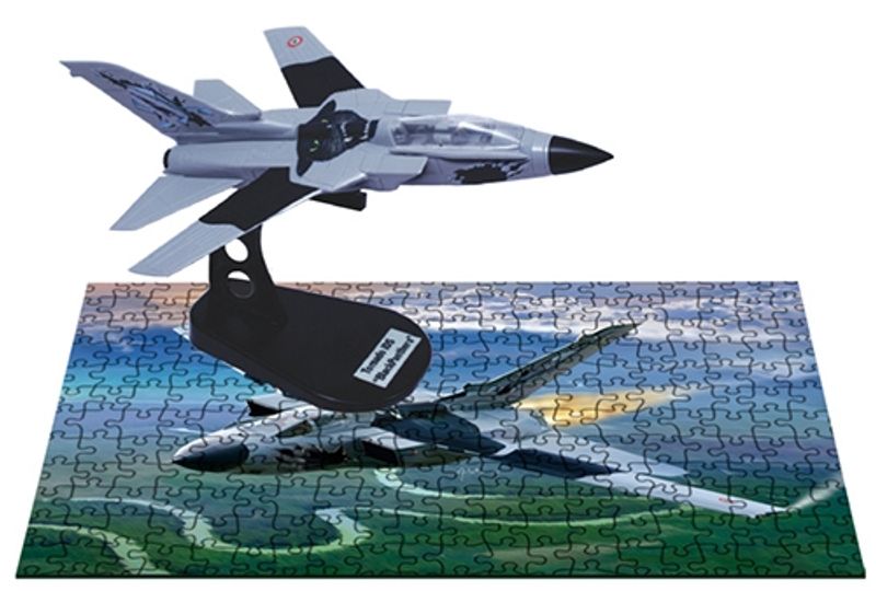 DUBBELSETT MED PLASTBYGGSATS 1/100 + PUZZEL