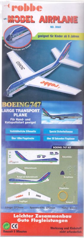 SEGELFLYGPLAN BOING 747