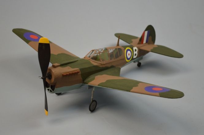 Huvudbild BALSAFLYGPLAN P-40 KITTYHAWK