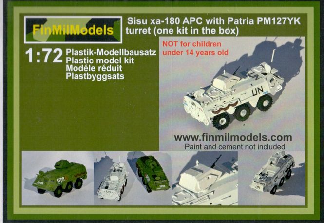 Huvudbild SISU XA-180 APC MED PATRIA PM127YK TURRET. SKALA ...