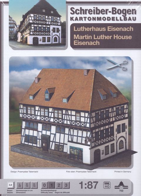 Huvudbild MARTIN LUTHER HUS . SKALA 1/87