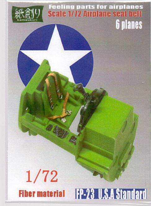 Huvudbild U.S.A. AIRPLANE SEAT BELT SKALA 1/72