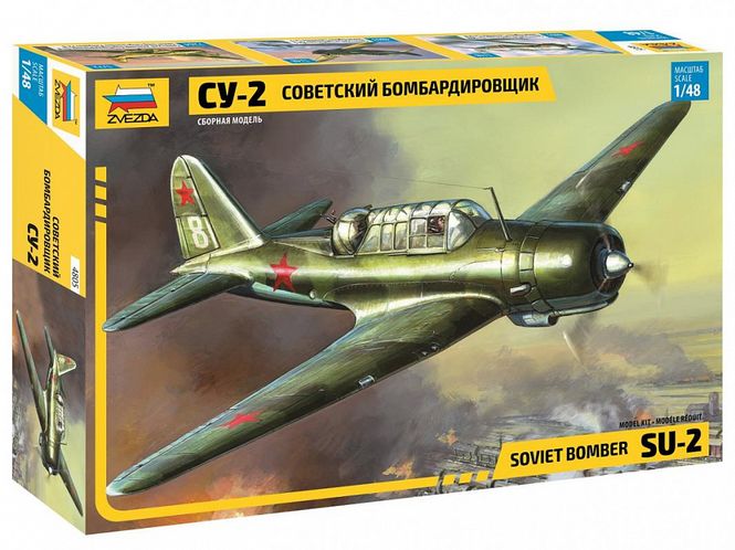 Huvudbild SOVIET BOMBER SUKHOI SU-2. SKALA 1/48